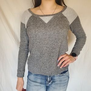 Grey pullover sweatshirt